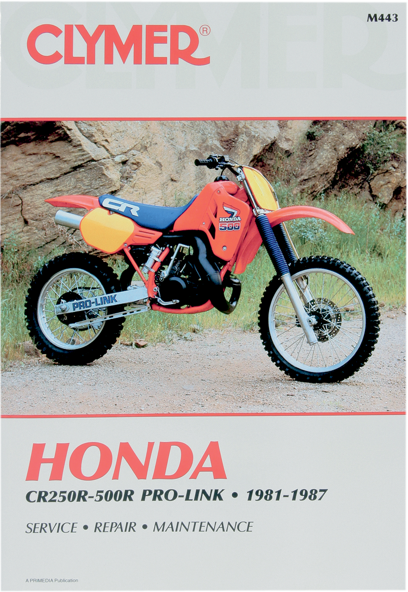 CLYMER Manual - Honda CR250-500R CM443