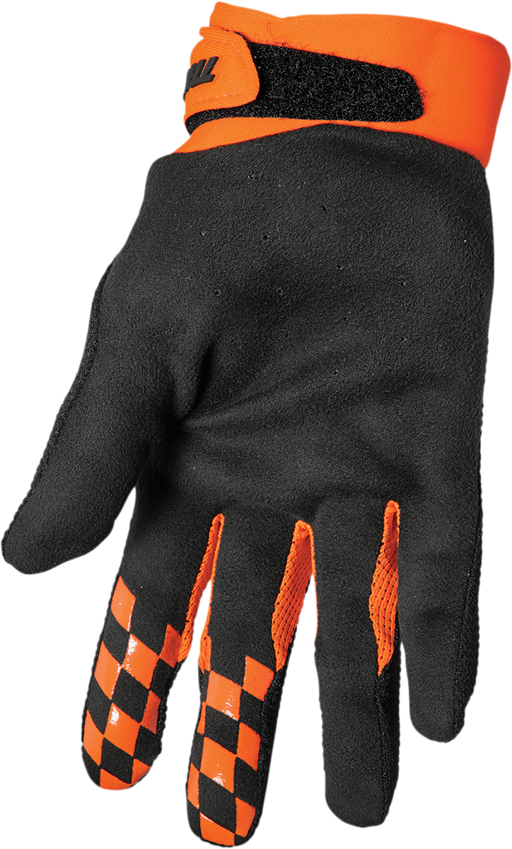 THOR Draft Gloves - Black/Orange - Medium 3330-6808