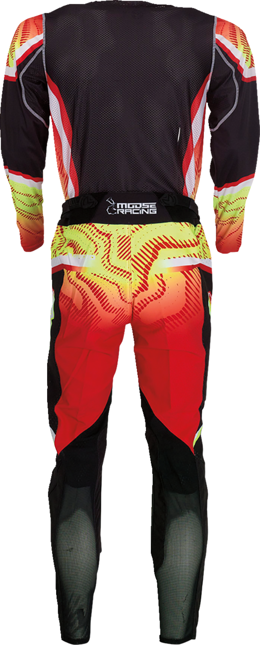 Pantalones MOOSE RACING Agroid - Rojo/Amarillo/Negro - 36 2901-10671 