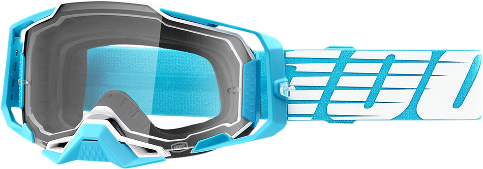 100% Armega Goggles - Oversized Sky - Clear 50004-00010