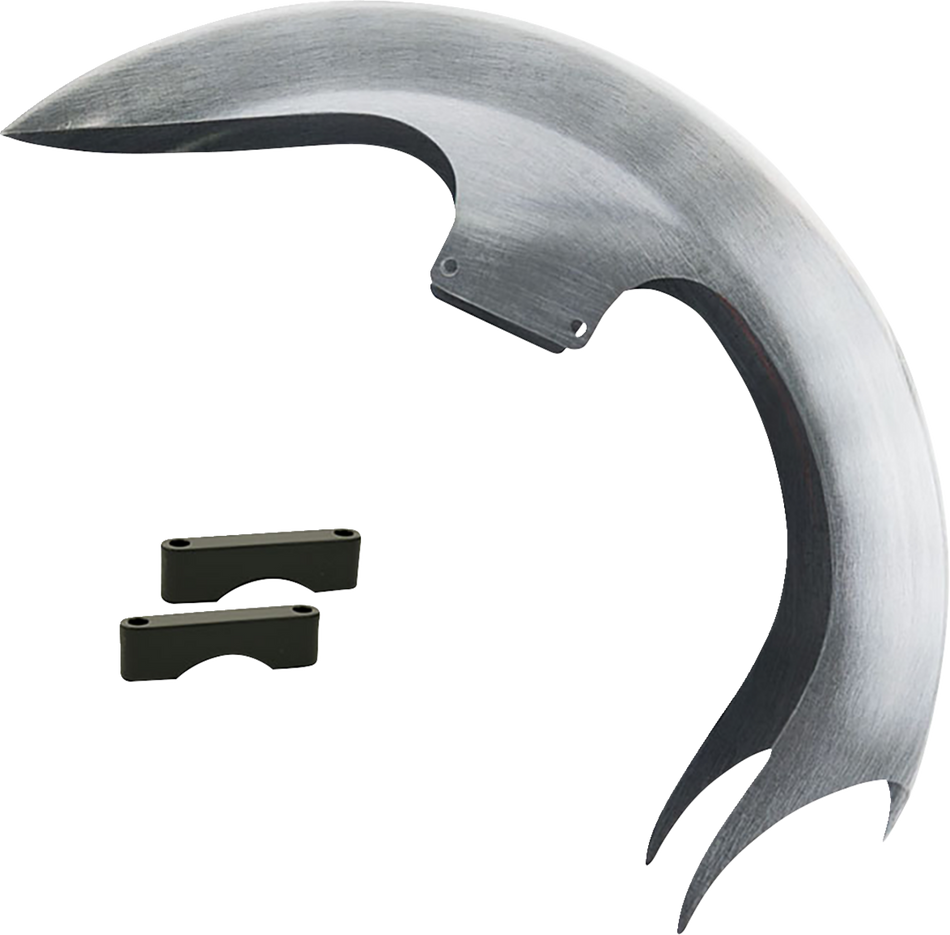 PAUL YAFFE BAGGER NATION Talon Front Fender - OEM - 16"-19" Wheel - With Black Adapters - Touring Models TALON-OEM-B