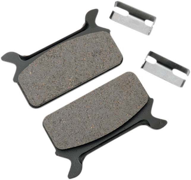 DRAG SPECIALTIES Organic Brake Pads - Touring F/99 FLHT/FLHR/FLTR;FATBK 16-0914SCP