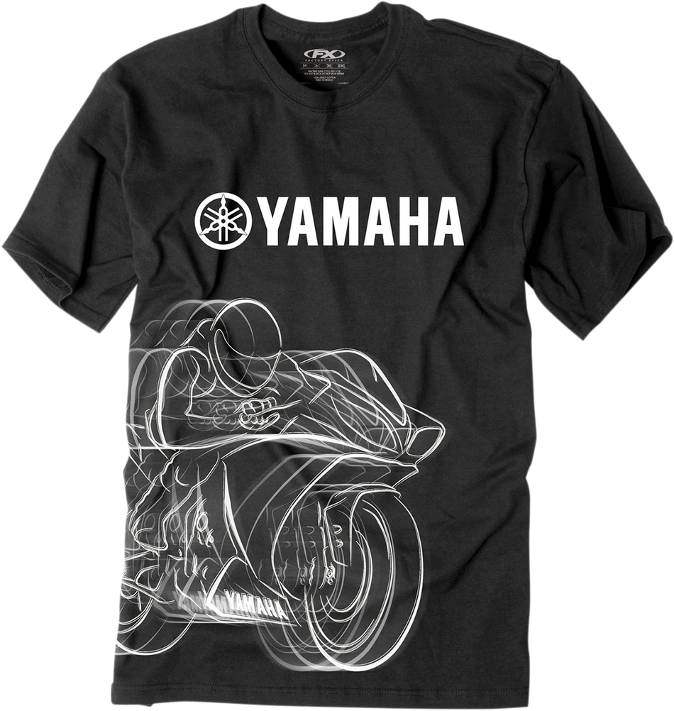 FACTORY EFFEX YAMAHA R1 T-Shirt - Schwarz - XL 16-88284 