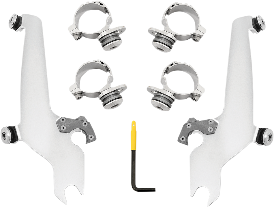 MEMPHIS SHADES Sportshield Mounting Kit - Polished - Scout MEK2018