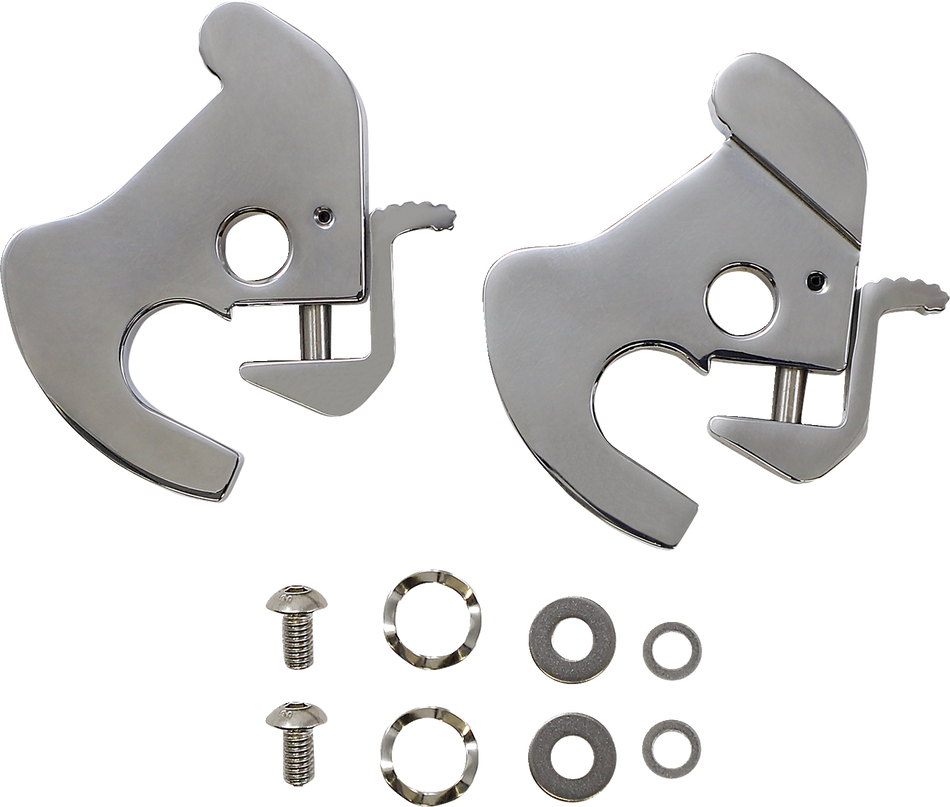 DRAG SPECIALTIES Detachable Latch Kit - Chrome 86097