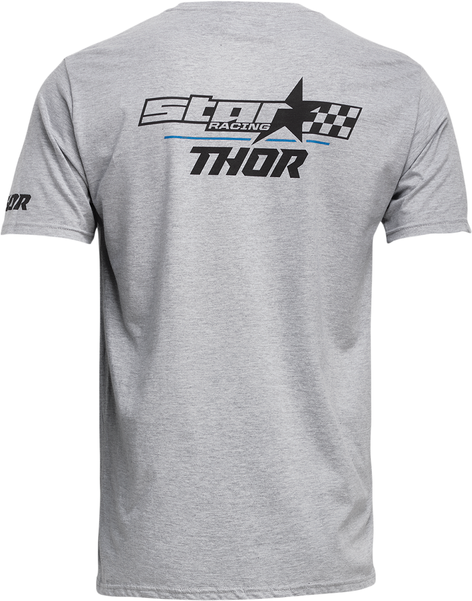 THOR Star Racing Champ T-Shirt - Heather Gray - 2XL 3070-1152