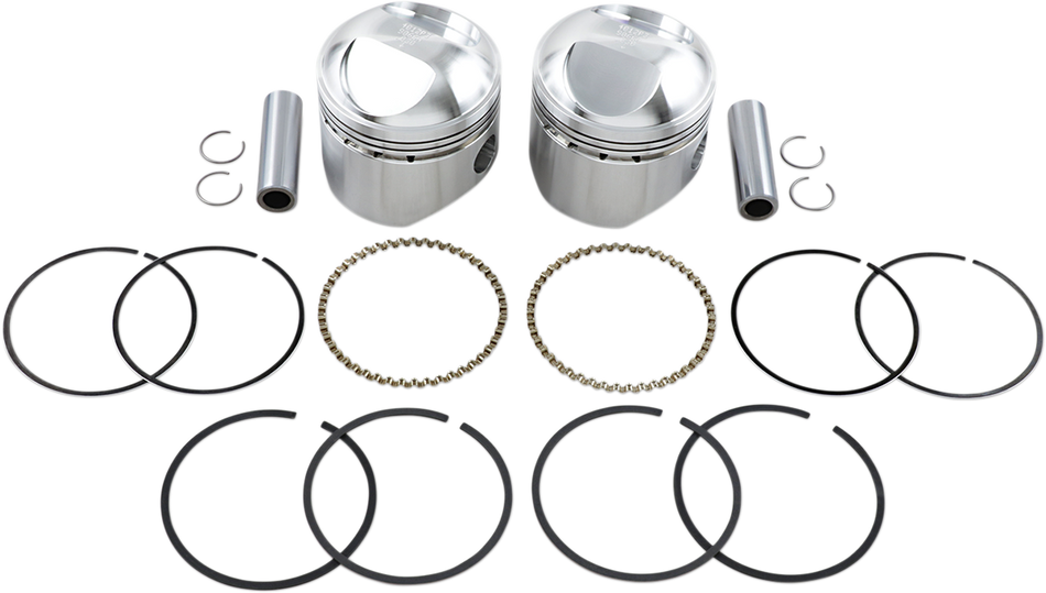 WISECO Piston Kit - .030 - 1948-1980 - Big Twin High-Performance K1608