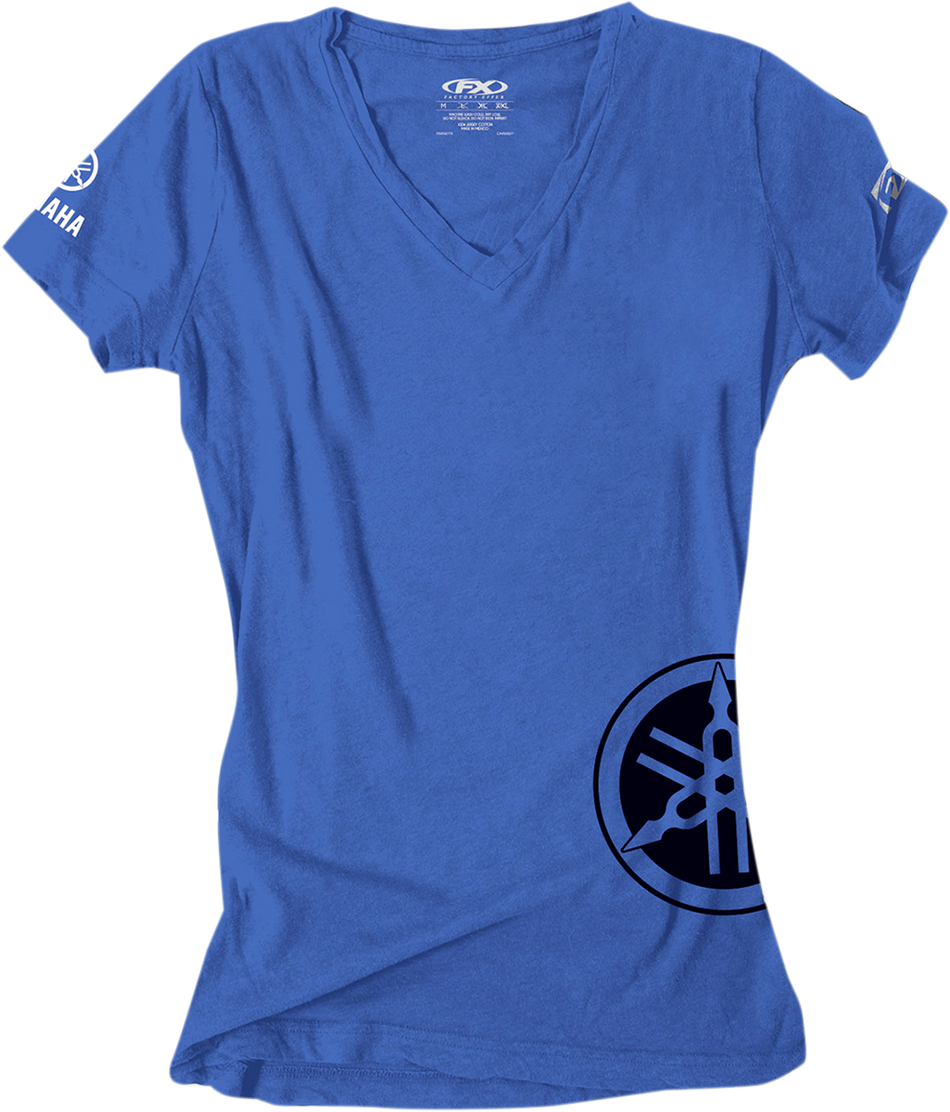 FACTORY EFFEX Women's Yamaha T-Shirt - Royal Blue - XL 17-87246