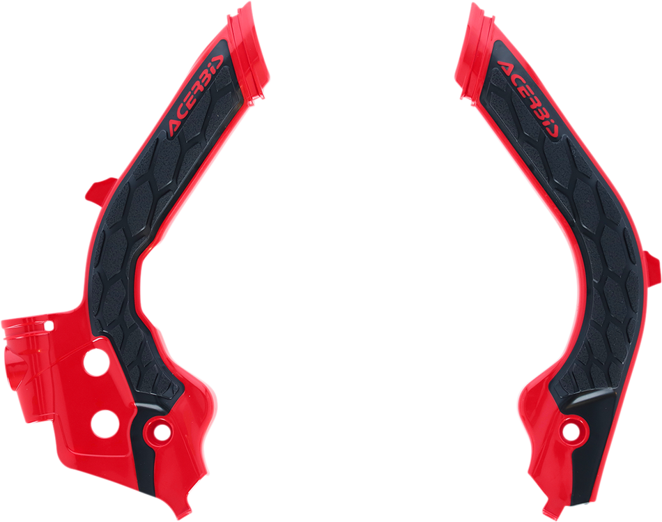 ACERBIS X-Grip Frame Guards - Red/Black 2733451018