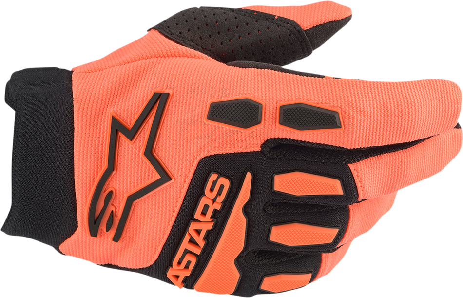 ALPINESTARS Youth Full Bore Gloves - Orange/Black - Medium 3543622-41-M