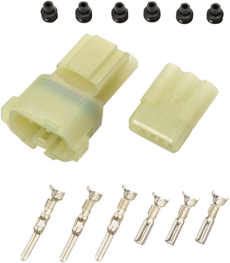 SHINDY Multi-Conductor Electrical Connectors - Three-Pin - Water-Resistant 16-623