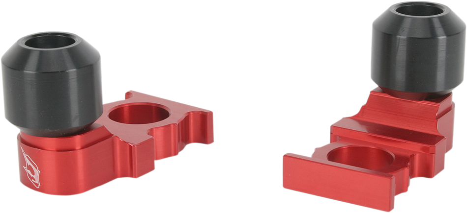 DRIVEN RACING Axle Block Sliders - Honda - Red DRAX-103-RD