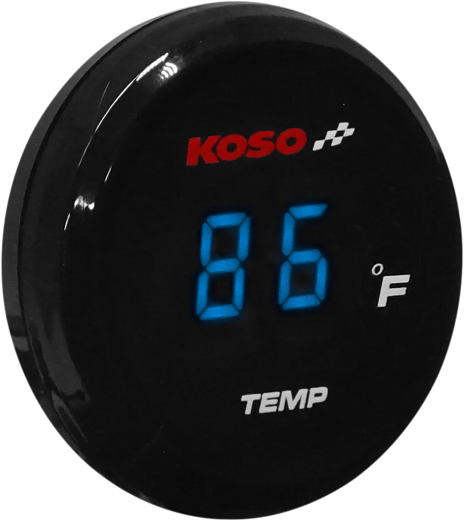 KOSO NORTH AMERICA I-Gear Thermometer - Blaue Ziffern BA067B12