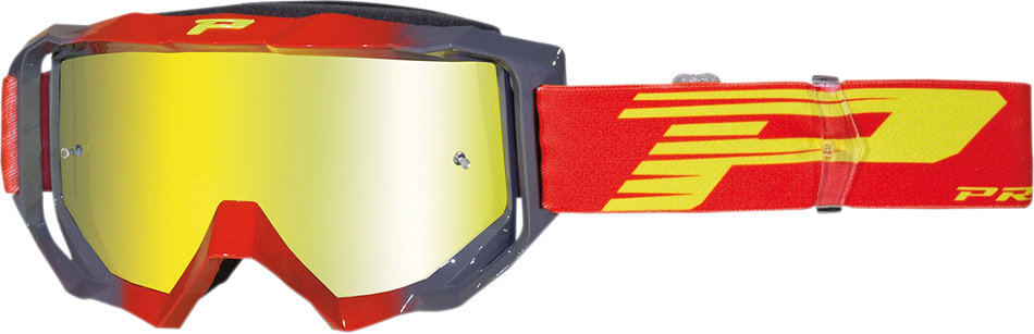 Gafas PRO GRIP Venom - Gris/Rojo PZ3200ROGRFL 