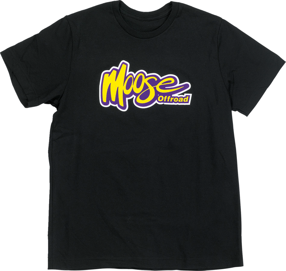 MOOSE RACING Youth Off-Road T-Shirt - Black - Large 3032-3700