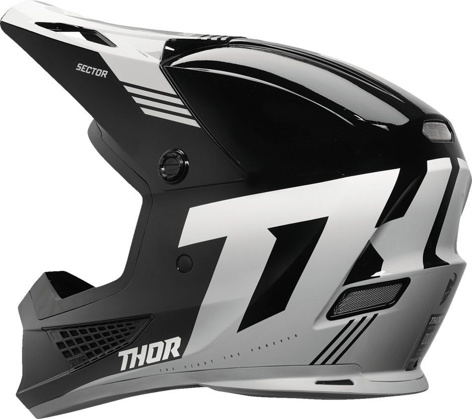 THOR Sector 2 Helmet - Carve - Black/White - XL 0110-8117