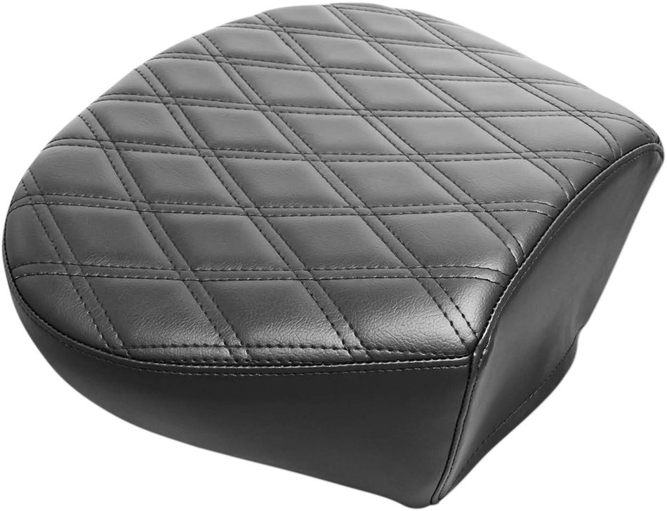 LE PERA Monterey Sport Pillion Pad - Double Diamond - Black - FLH LK-647SPDD