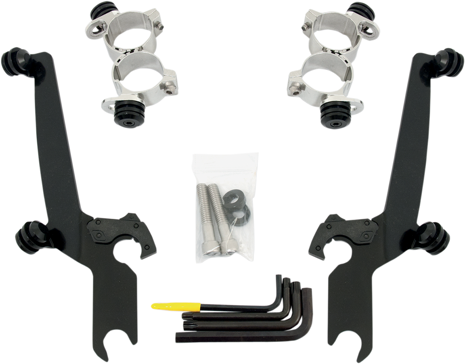 MEMPHIS SHADES Sportshield Trigger-Lock Mounting Kit - Black - XL48 MEB1985