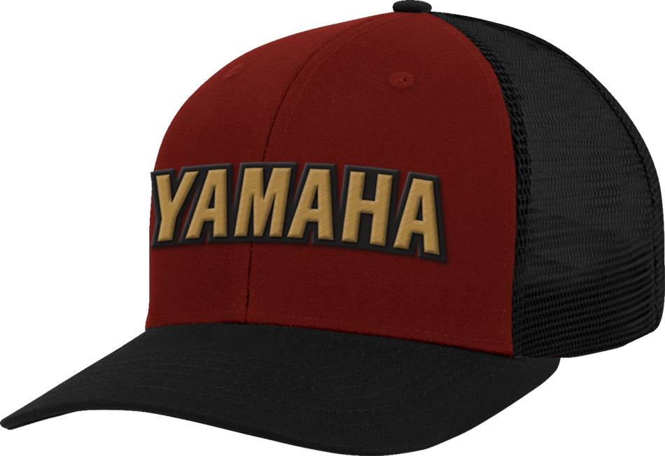 YAMAHA APPAREL Yamaha Mütze - Rot/Schwarz/Gold NP21A-H3201 