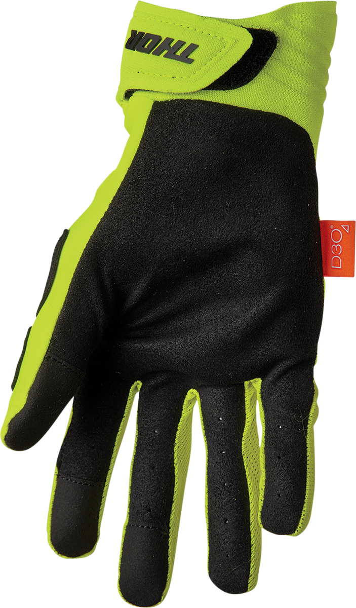 THOR Rebound Gloves - Acid/Black - Large 3330-6737