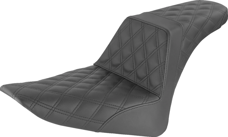 Asiento elevador para SADDLEMEN - Costura de celosía completa - Negro - FLS 812-26-175 