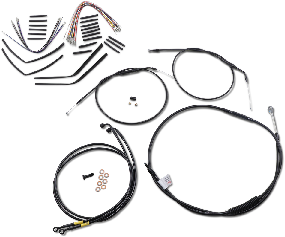 BURLY BRAND Control Kit - 14" Ape Hanger Handlebars B30-1198