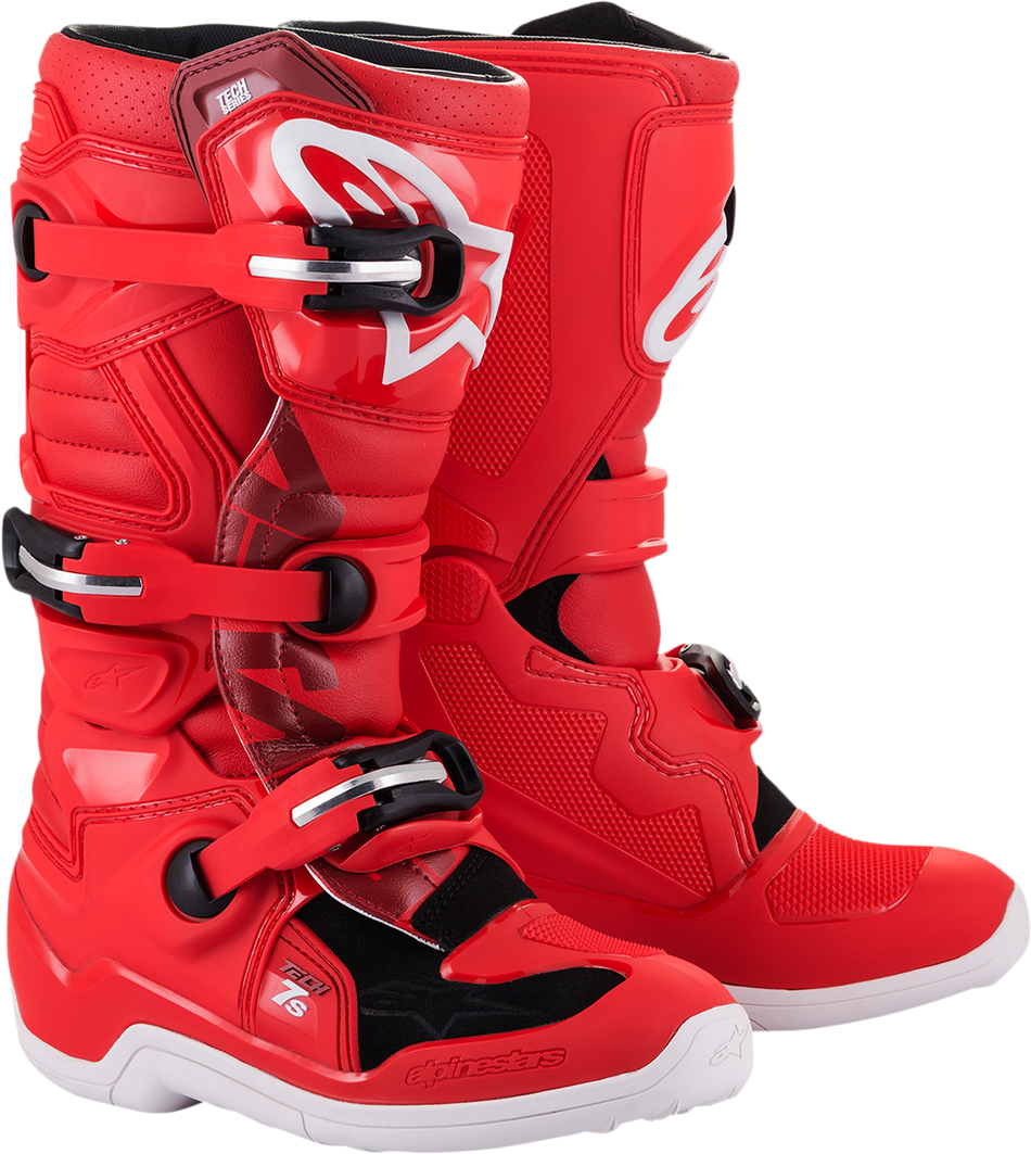 ALPINESTARS Youth Tech 7S Stiefel - Rot - US 7 2015017-30-7