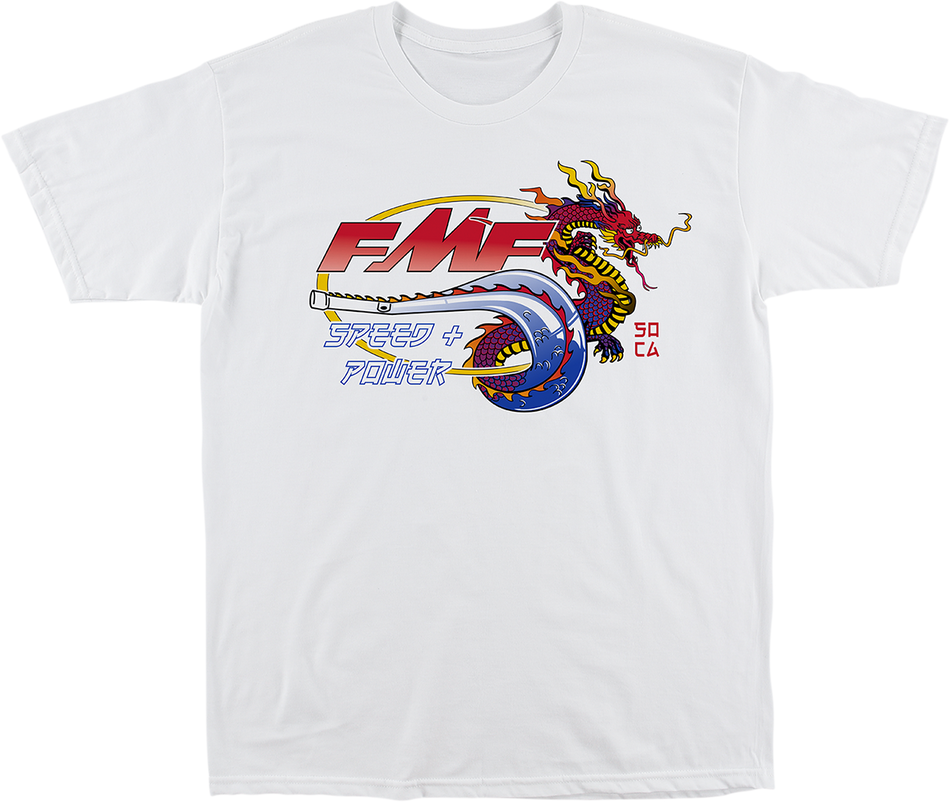 FMF Fire Starter T-Shirt – Weiß – Größe S FA21118901WHSM 3030-21257 