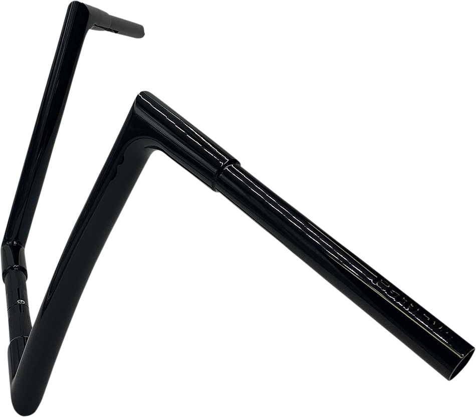 FAT BAGGERS INC. Handlebar - Flat Top - 12" - Black 707012-B