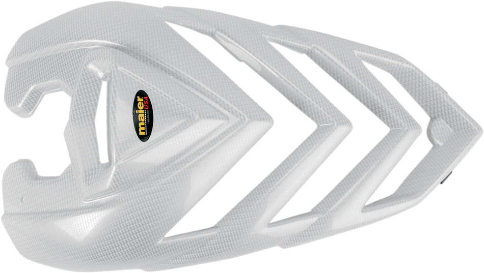 MAIER Hood Cover - YFM700R - White Carbon Fiber 19006-31