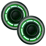 ORACLE Lighting 07-18 Jeep Wrangler JK Oculus 7in. ColorSHIFT Bi-LED Projector Headlights 5876-504