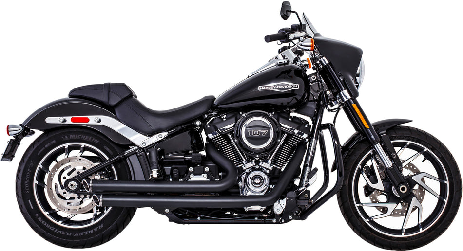 FREEDOM Independence Slash Black W/Black Tip M8 Softail HD00743