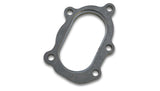 Vibrant GT25R / GT28R Discharge Flange with Oval Outlet (5 Bolt) Mild Steel 1/2in Thick 14480