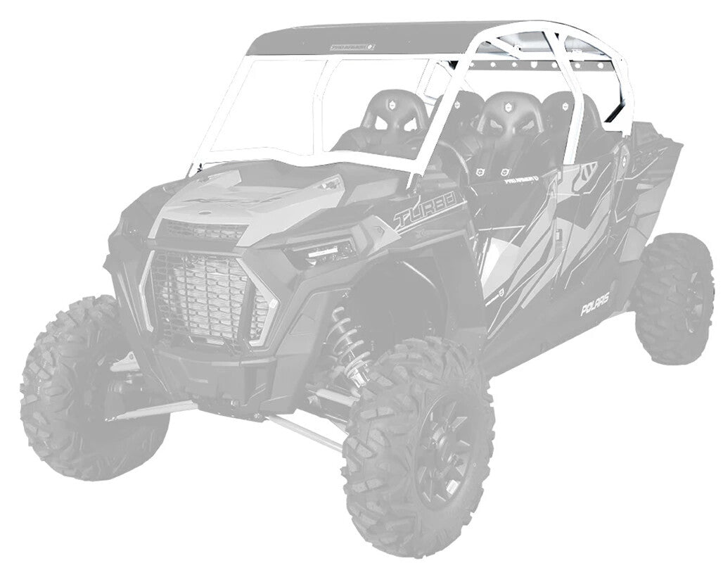 PRO ARMOR Cab Asylum Cage W/No Intrusion White P194C026WH
