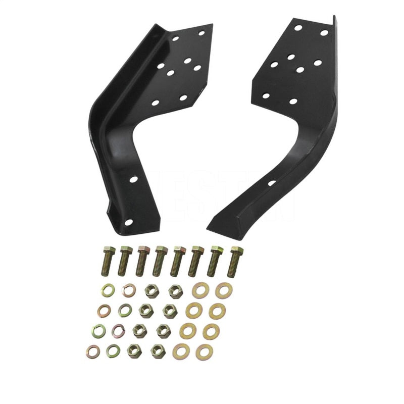 Westin/Fey 83-86 Mitsubishi Pickup / 80-88 Toyota Pickup Universal Bumper Mount Kit - Black 94400