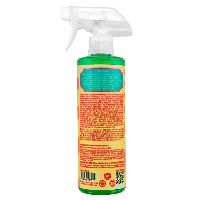 Chemical Guys JDM Squash Air Freshener & Odor Eliminator - 4oz AIR23504