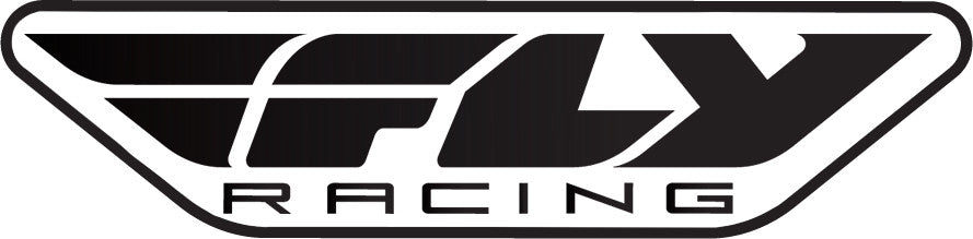 FLY RACING Decals 4" 100/Pk FLY RACE 4 IN 100PK