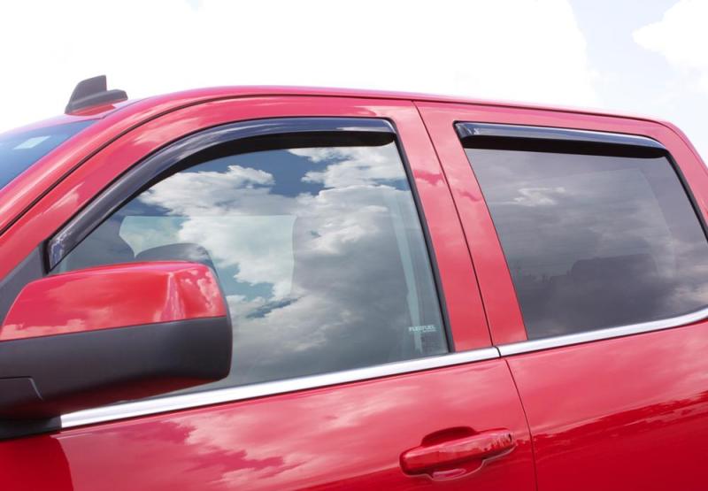 AVS 07-11 Toyota Camry Ventvisor In-Channel Front & Rear Window Deflectors 4pc - Smoke 194425