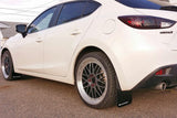 Rally Armor 14-18 Mazda3/Speed3 Black UR Mud Flap w/ Red Logo MF31-UR-BLK/RD