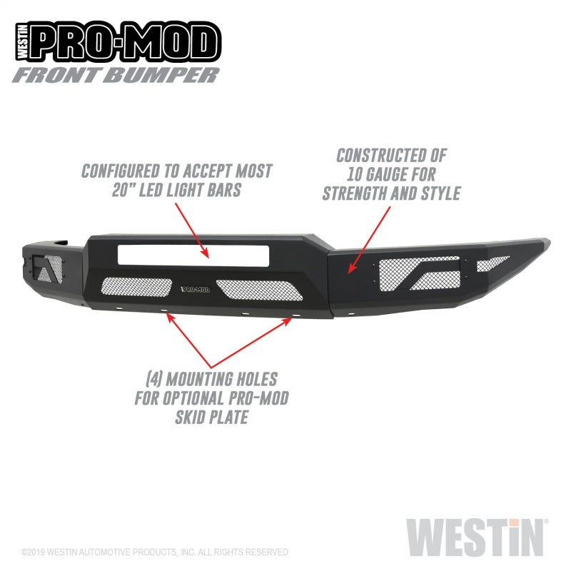 Westin 15-20 Chevrolet Colorado Pro-Mod Front Bumper 58-41055