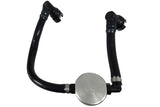 J&L 2018-2023 Ford Mustang GT Passenger Side Oil Separator 3.0 - Clear Anodized 3024P-C