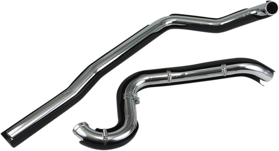 COBRA True Dual Headpipes - Black - '95-'06 FL 6250RB