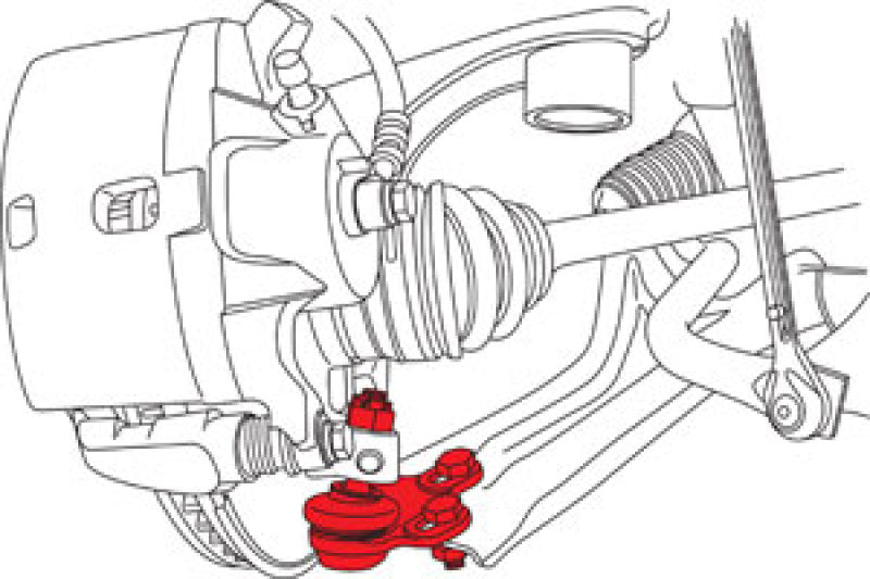 SPC Performance 2016+ Honda Civic Replacement Lower Ball Joint (Does Not Fit Civic Type R) 12715
