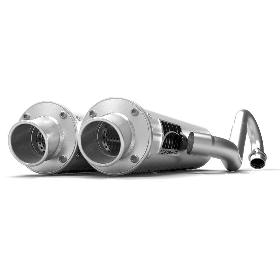 HMF Perf Series Dual Turbo Back Brushed Can 01660A636071