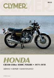 CLYMER Repair Manual Hon Cb350-500 CM332