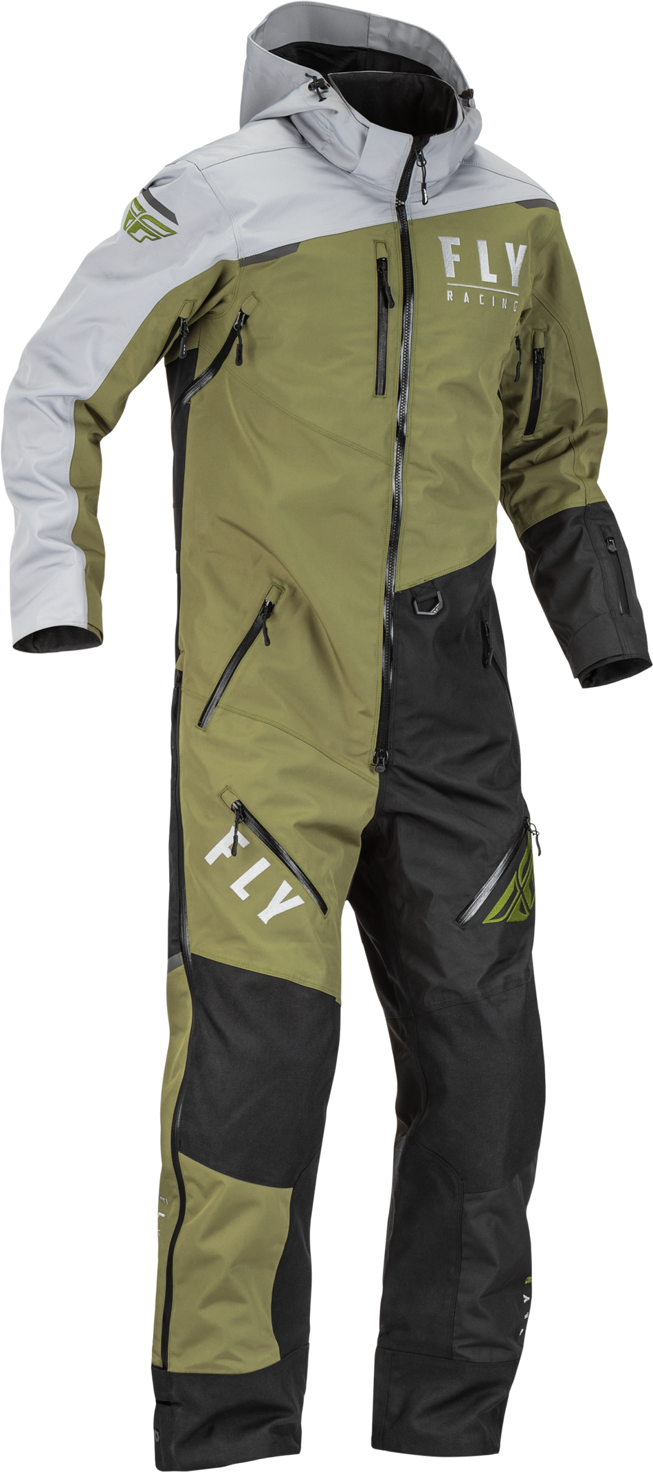 FLY RACING Cobalt Shell Monosuit Olive/Grey Sm 470-4353S