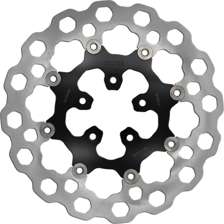 GALFER Rotor 11.5" Floating Cubiq Fr Black DF680FLQ