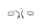 Rampage 1955-1983 Jeep CJ5 Side Mirrors - Black 7617