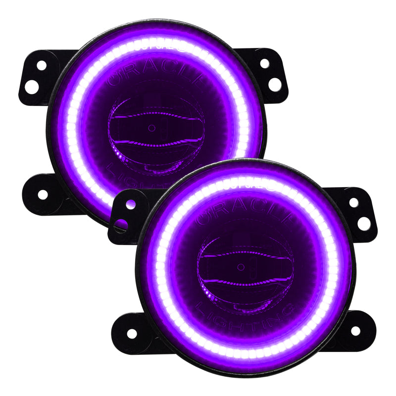 Oracle Jeep Wrangler JK/JL/JT High Performance W LED Fog Lights - ColorSHIFT - Dynamic 5846-332