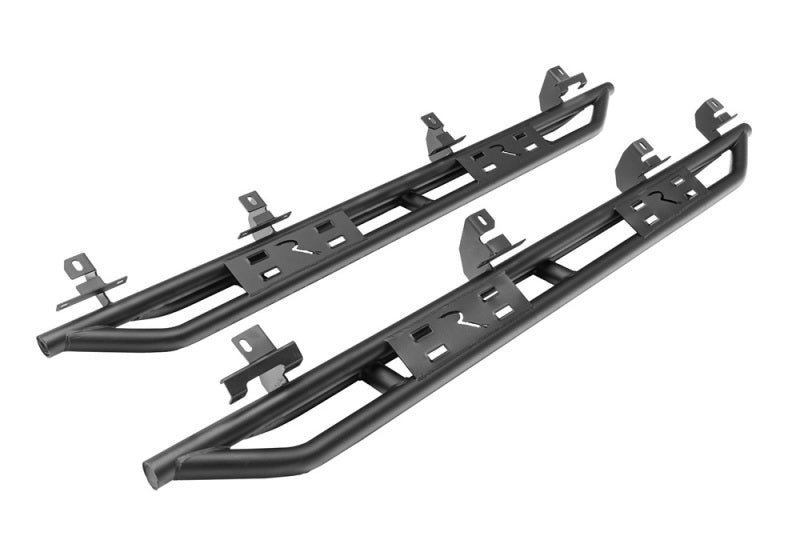 Rampage 20-22 Jeep Gladiator SRS Sidebar Rock Crawler Steps - Black 88736